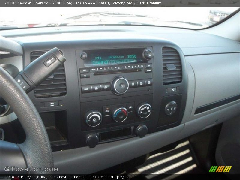 Victory Red / Dark Titanium 2008 Chevrolet Silverado 3500HD Regular Cab 4x4 Chassis