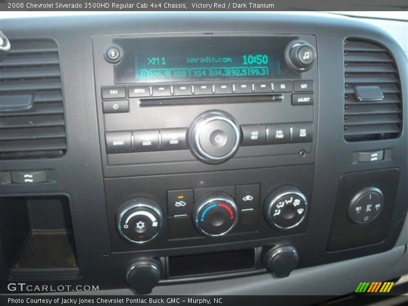 Victory Red / Dark Titanium 2008 Chevrolet Silverado 3500HD Regular Cab 4x4 Chassis