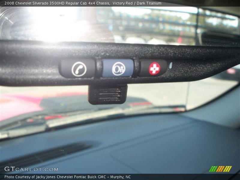 Victory Red / Dark Titanium 2008 Chevrolet Silverado 3500HD Regular Cab 4x4 Chassis