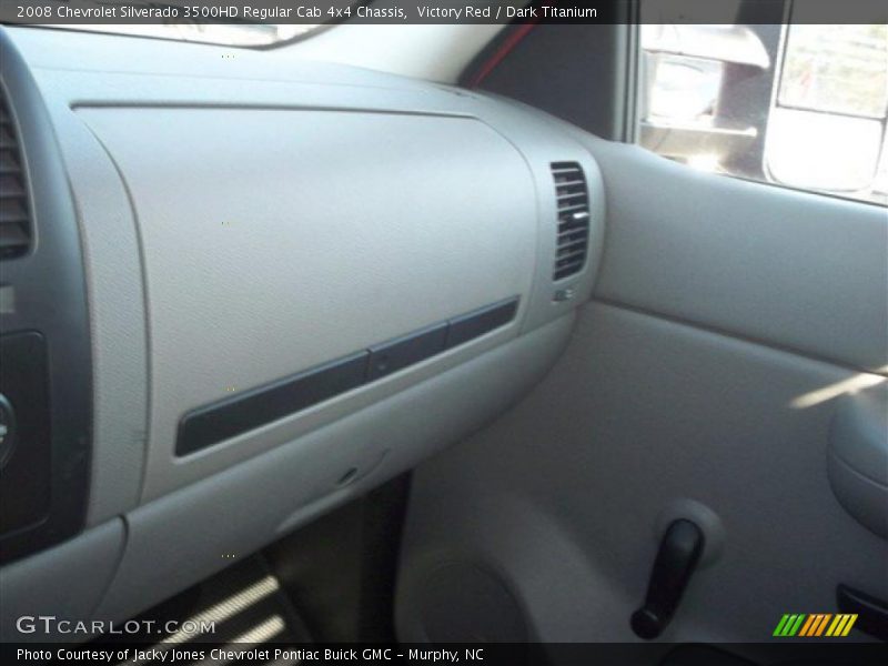 Victory Red / Dark Titanium 2008 Chevrolet Silverado 3500HD Regular Cab 4x4 Chassis