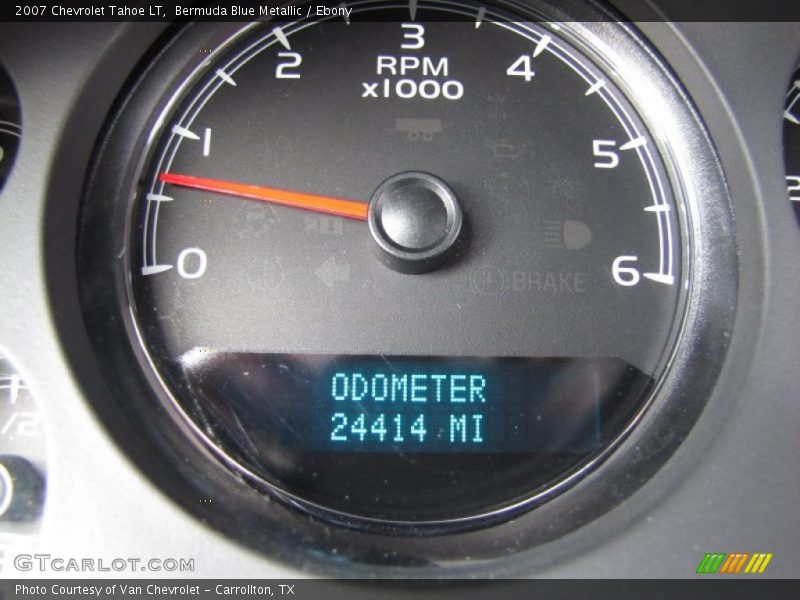Bermuda Blue Metallic / Ebony 2007 Chevrolet Tahoe LT