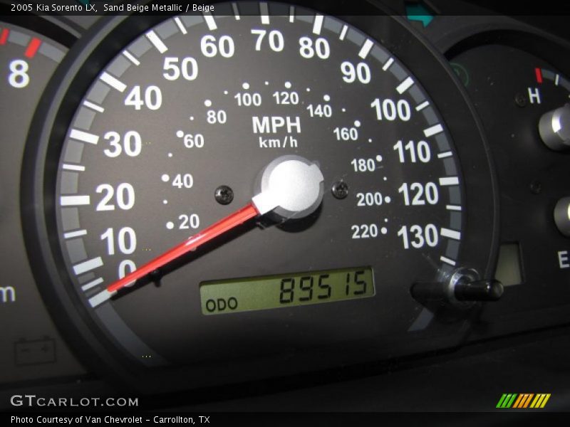 Sand Beige Metallic / Beige 2005 Kia Sorento LX