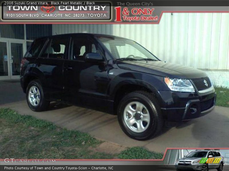 Black Pearl Metallic / Black 2008 Suzuki Grand Vitara