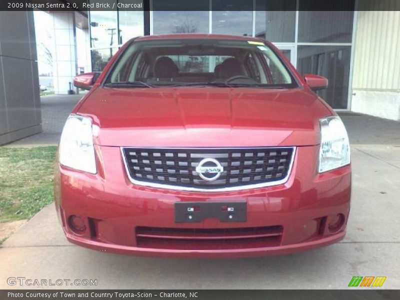 Red Brick / Charcoal 2009 Nissan Sentra 2.0