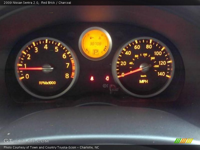 Red Brick / Charcoal 2009 Nissan Sentra 2.0