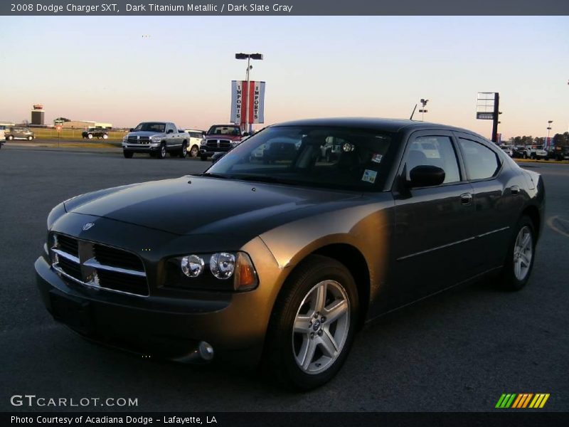 Dark Titanium Metallic / Dark Slate Gray 2008 Dodge Charger SXT