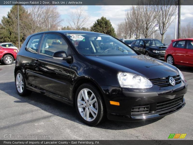 Black Uni / Anthracite 2007 Volkswagen Rabbit 2 Door