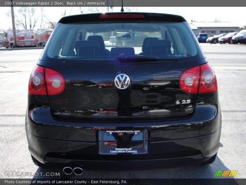 Black Uni / Anthracite 2007 Volkswagen Rabbit 2 Door