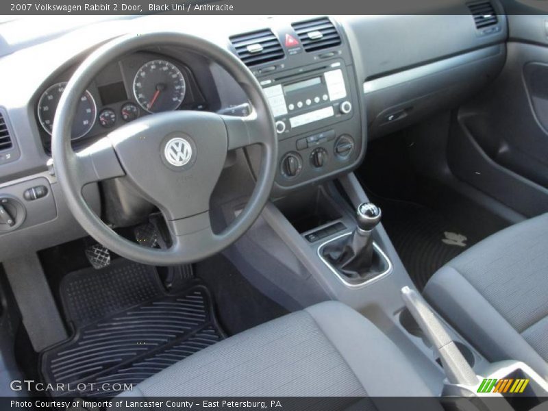 Black Uni / Anthracite 2007 Volkswagen Rabbit 2 Door