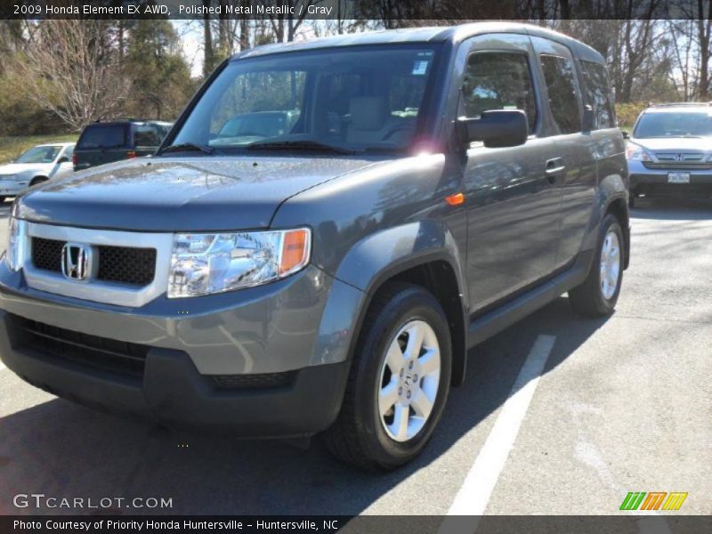 Polished Metal Metallic / Gray 2009 Honda Element EX AWD