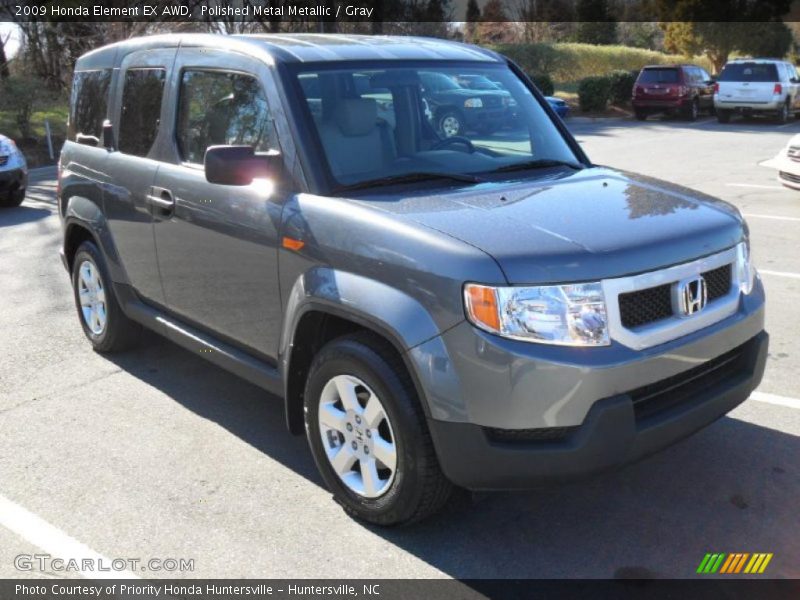 Polished Metal Metallic / Gray 2009 Honda Element EX AWD
