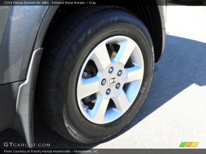 Polished Metal Metallic / Gray 2009 Honda Element EX AWD