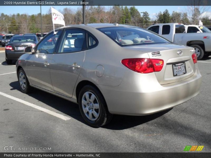 Laguna Sand / Beige 2009 Hyundai Elantra GLS Sedan