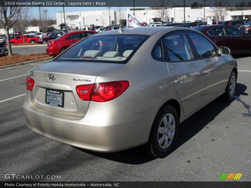 Laguna Sand / Beige 2009 Hyundai Elantra GLS Sedan
