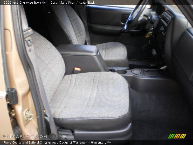 Desert Sand Pearl / Agate Black 2000 Jeep Cherokee Sport 4x4