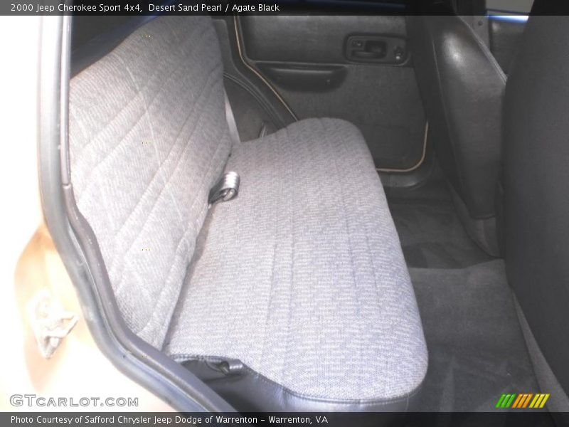 Desert Sand Pearl / Agate Black 2000 Jeep Cherokee Sport 4x4