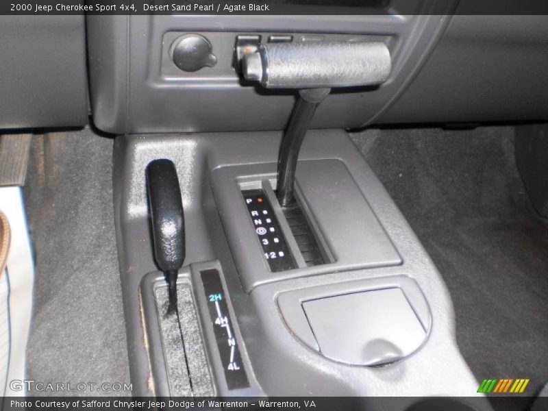 Desert Sand Pearl / Agate Black 2000 Jeep Cherokee Sport 4x4