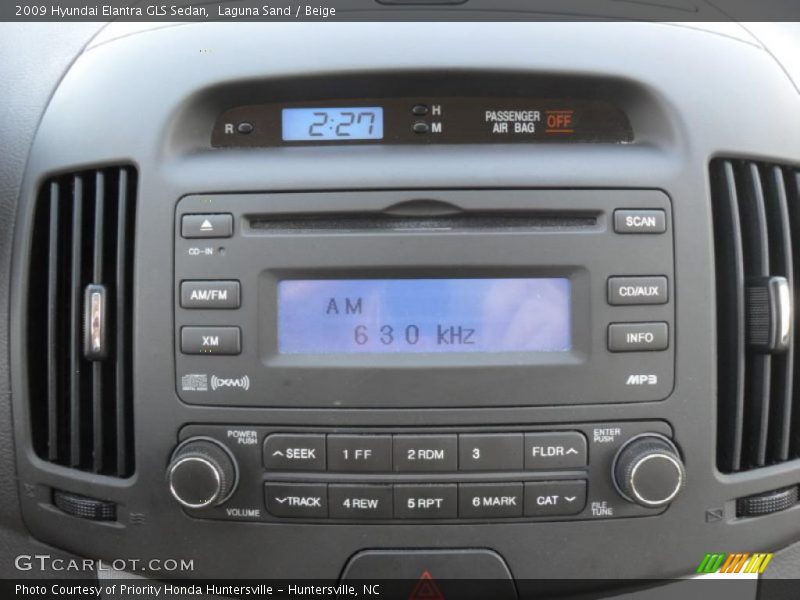 Laguna Sand / Beige 2009 Hyundai Elantra GLS Sedan