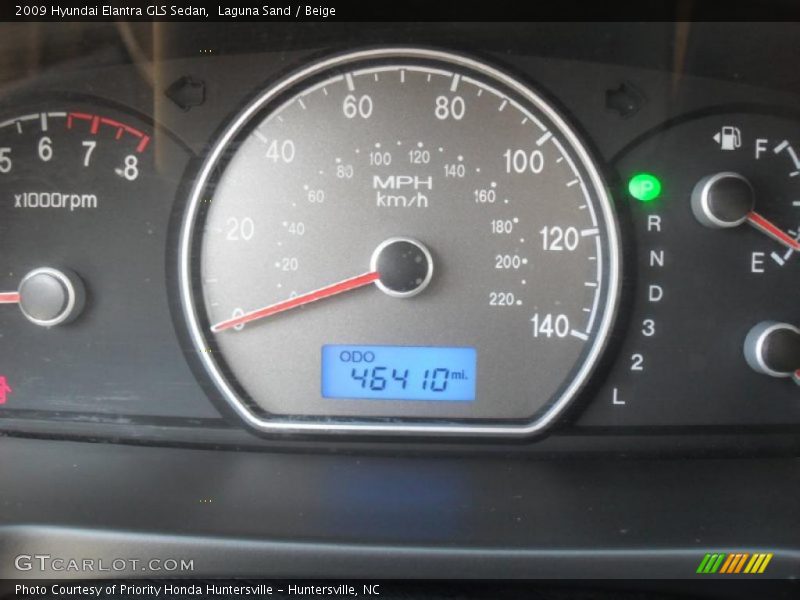 Laguna Sand / Beige 2009 Hyundai Elantra GLS Sedan