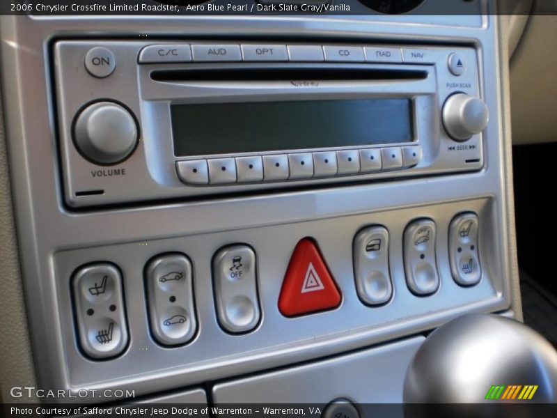 Controls of 2006 Crossfire Limited Roadster