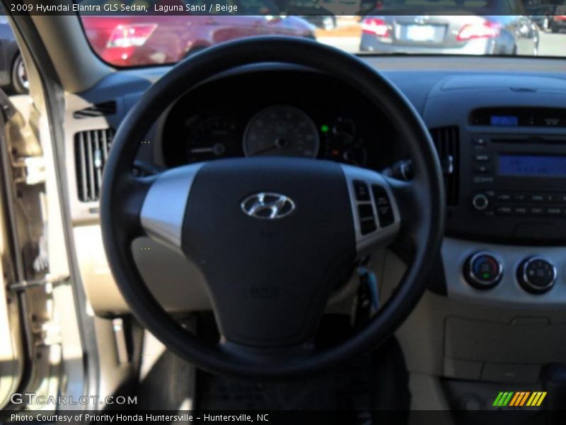 Laguna Sand / Beige 2009 Hyundai Elantra GLS Sedan