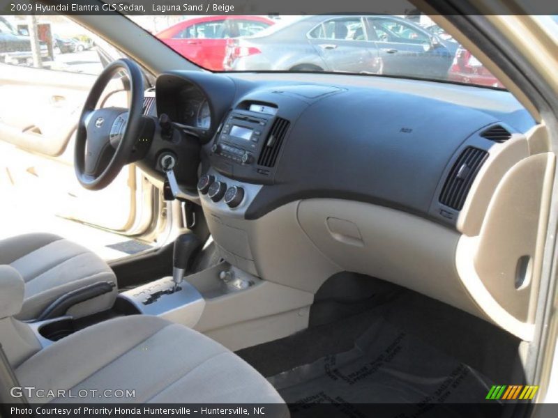 Laguna Sand / Beige 2009 Hyundai Elantra GLS Sedan