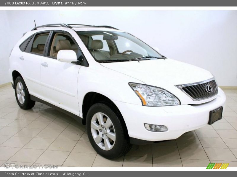Crystal White / Ivory 2008 Lexus RX 350 AWD