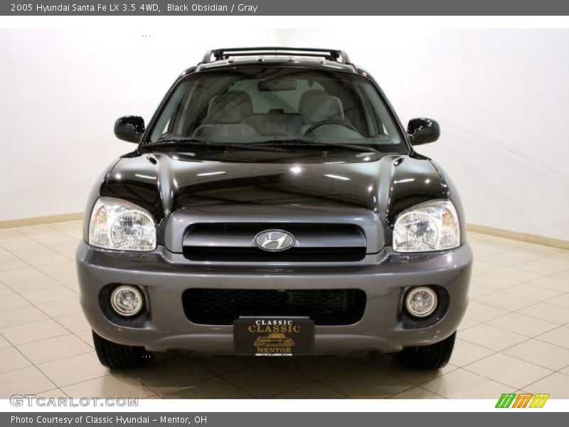 Black Obsidian / Gray 2005 Hyundai Santa Fe LX 3.5 4WD