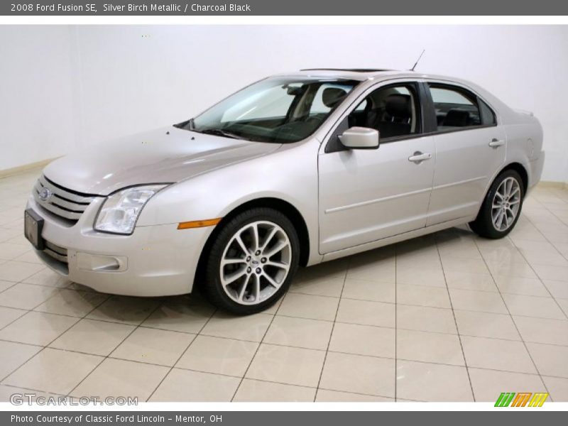 Silver Birch Metallic / Charcoal Black 2008 Ford Fusion SE