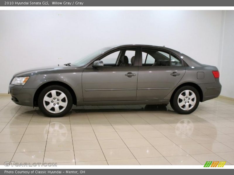 Willow Gray / Gray 2010 Hyundai Sonata GLS