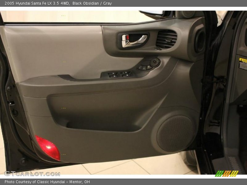 Black Obsidian / Gray 2005 Hyundai Santa Fe LX 3.5 4WD