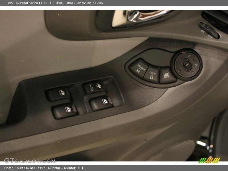 Black Obsidian / Gray 2005 Hyundai Santa Fe LX 3.5 4WD