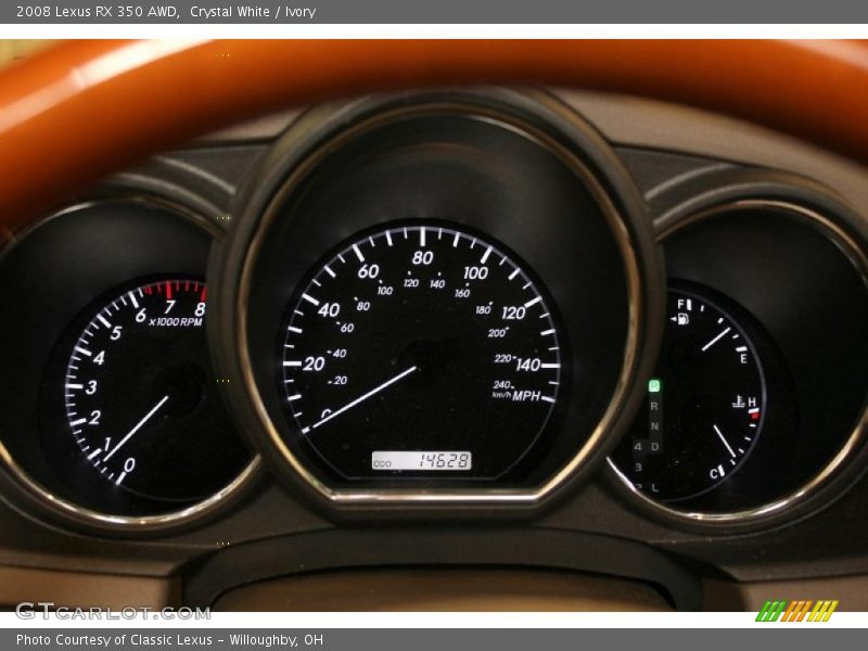 Crystal White / Ivory 2008 Lexus RX 350 AWD