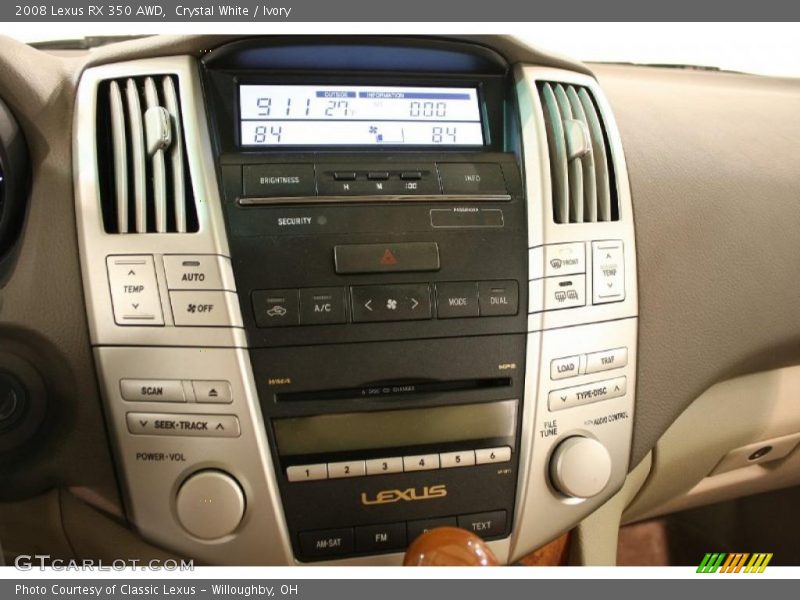 Crystal White / Ivory 2008 Lexus RX 350 AWD