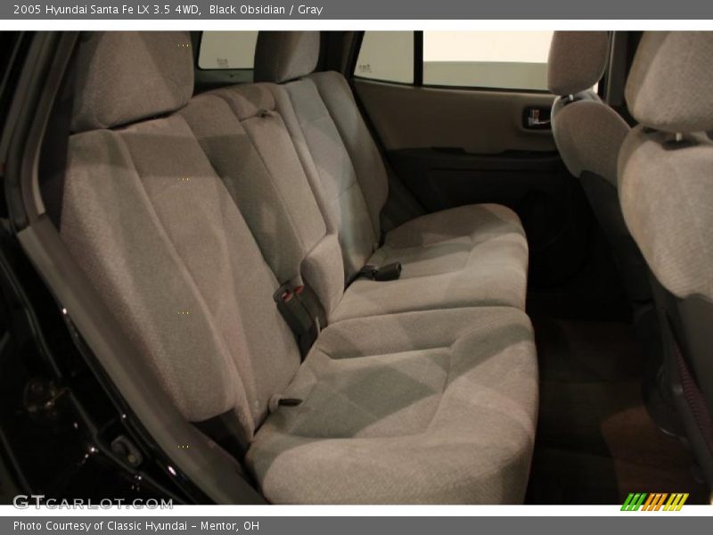 Black Obsidian / Gray 2005 Hyundai Santa Fe LX 3.5 4WD