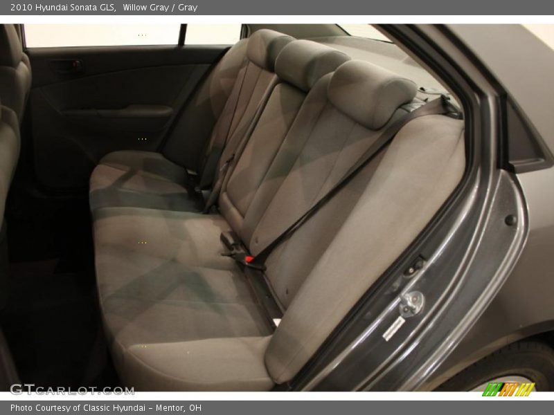 Willow Gray / Gray 2010 Hyundai Sonata GLS