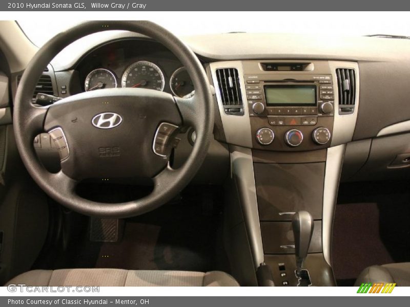 Willow Gray / Gray 2010 Hyundai Sonata GLS