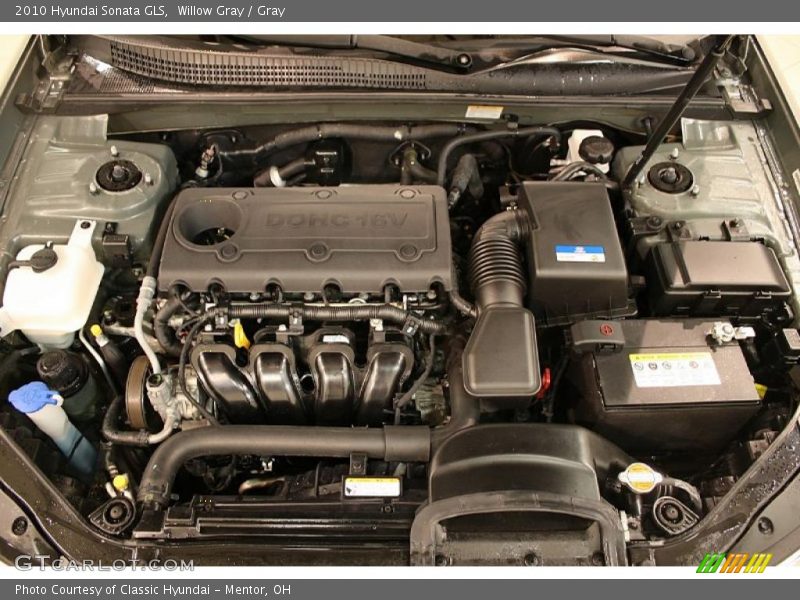 Willow Gray / Gray 2010 Hyundai Sonata GLS