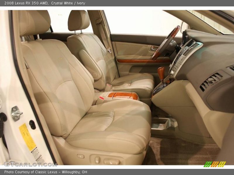 Crystal White / Ivory 2008 Lexus RX 350 AWD