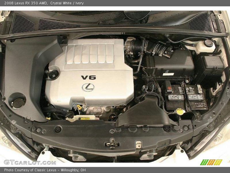 Crystal White / Ivory 2008 Lexus RX 350 AWD