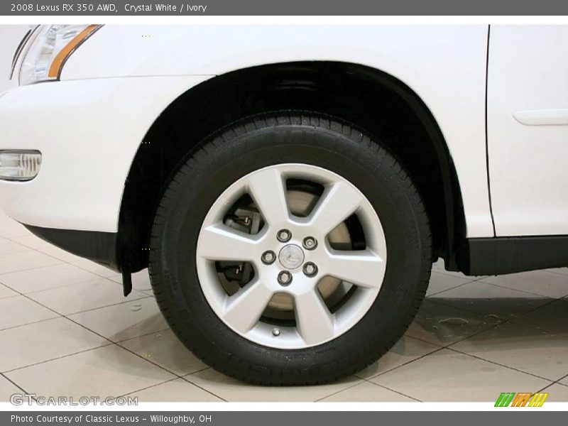 Crystal White / Ivory 2008 Lexus RX 350 AWD