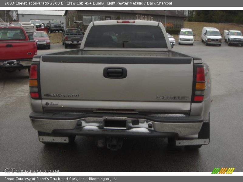 Light Pewter Metallic / Dark Charcoal 2003 Chevrolet Silverado 3500 LT Crew Cab 4x4 Dually