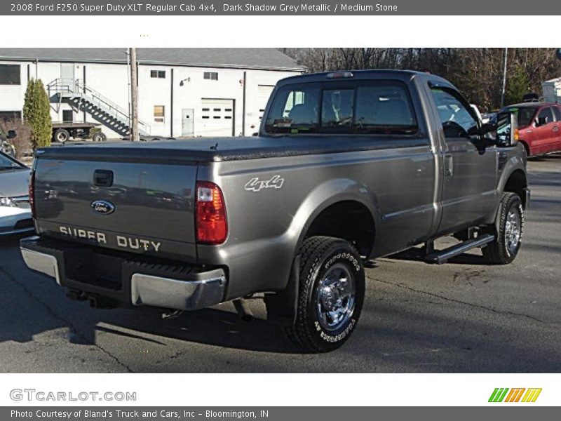 Dark Shadow Grey Metallic / Medium Stone 2008 Ford F250 Super Duty XLT Regular Cab 4x4