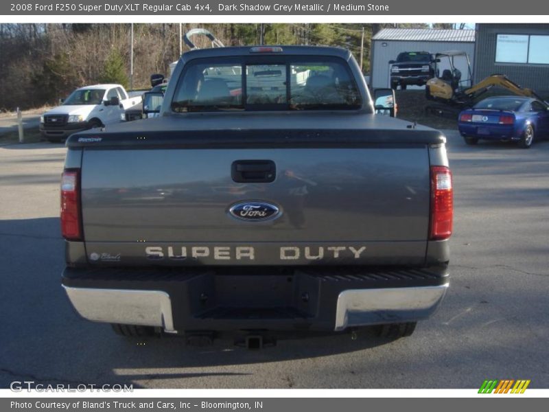 Dark Shadow Grey Metallic / Medium Stone 2008 Ford F250 Super Duty XLT Regular Cab 4x4