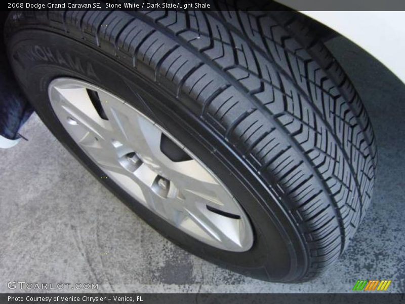Stone White / Dark Slate/Light Shale 2008 Dodge Grand Caravan SE