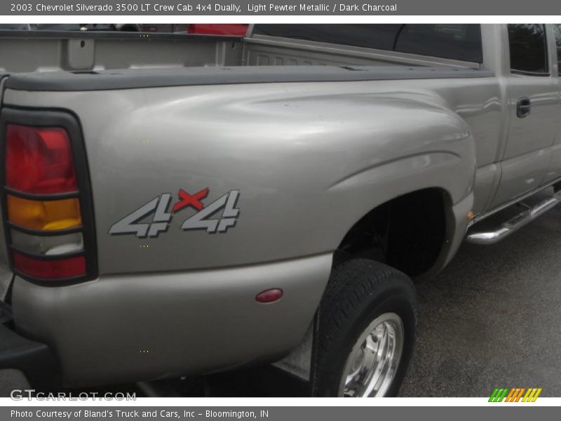 Light Pewter Metallic / Dark Charcoal 2003 Chevrolet Silverado 3500 LT Crew Cab 4x4 Dually