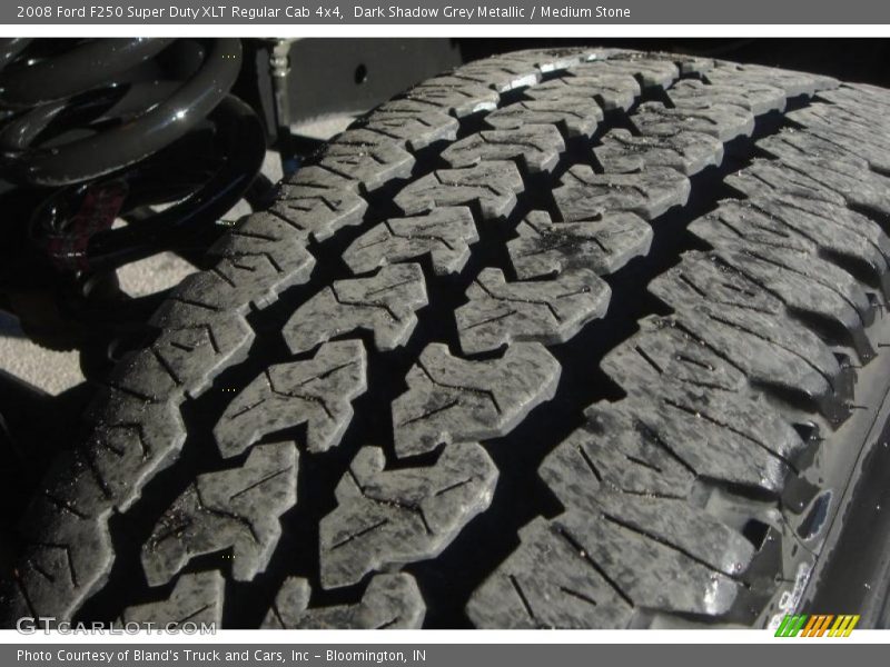 Dark Shadow Grey Metallic / Medium Stone 2008 Ford F250 Super Duty XLT Regular Cab 4x4