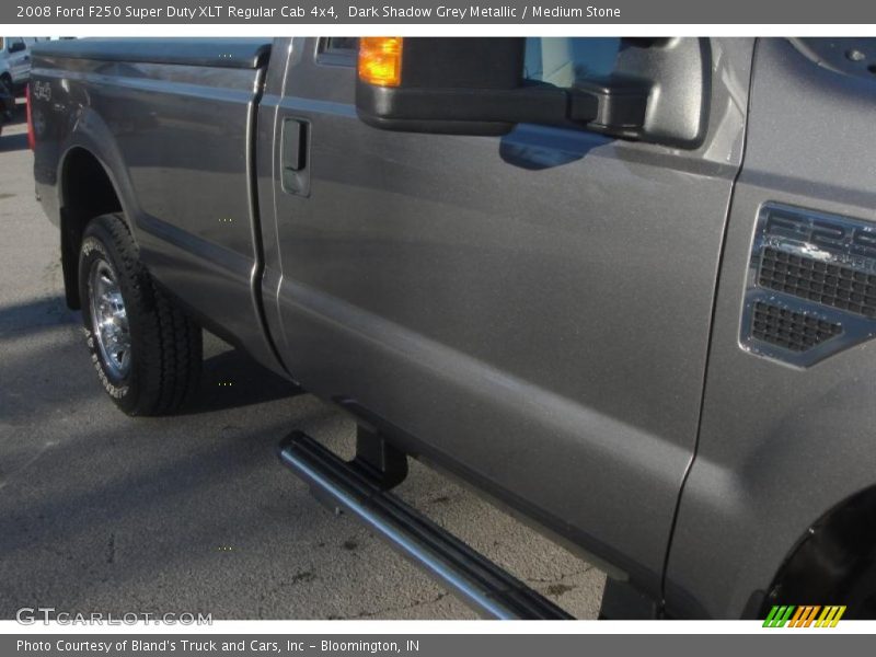 Dark Shadow Grey Metallic / Medium Stone 2008 Ford F250 Super Duty XLT Regular Cab 4x4
