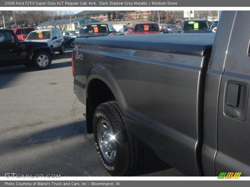 Dark Shadow Grey Metallic / Medium Stone 2008 Ford F250 Super Duty XLT Regular Cab 4x4