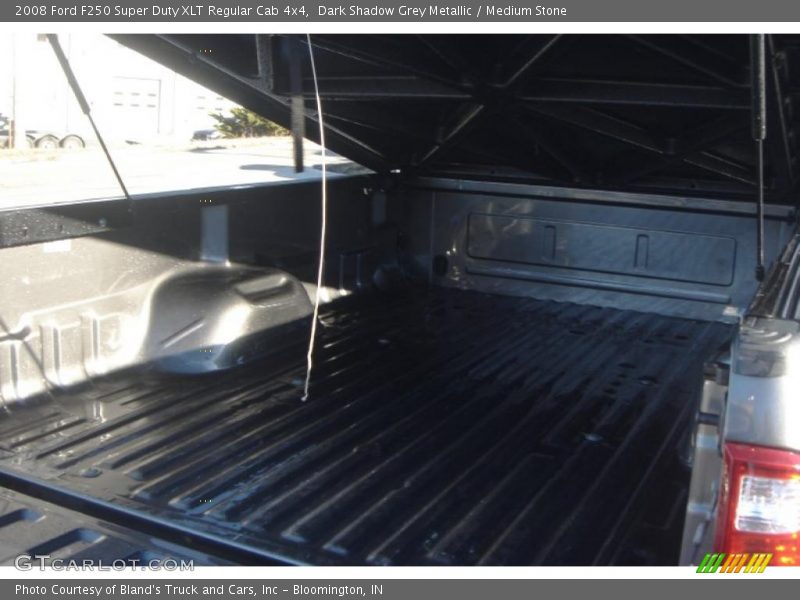 Dark Shadow Grey Metallic / Medium Stone 2008 Ford F250 Super Duty XLT Regular Cab 4x4